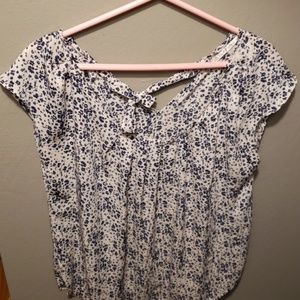 Lauren Conrad floral blouse